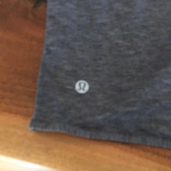 Grey lululemon crop top. - Picture 2 of 3